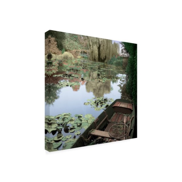 Alan Blaustein 'Giverny Boat #1' Canvas Art,18x18